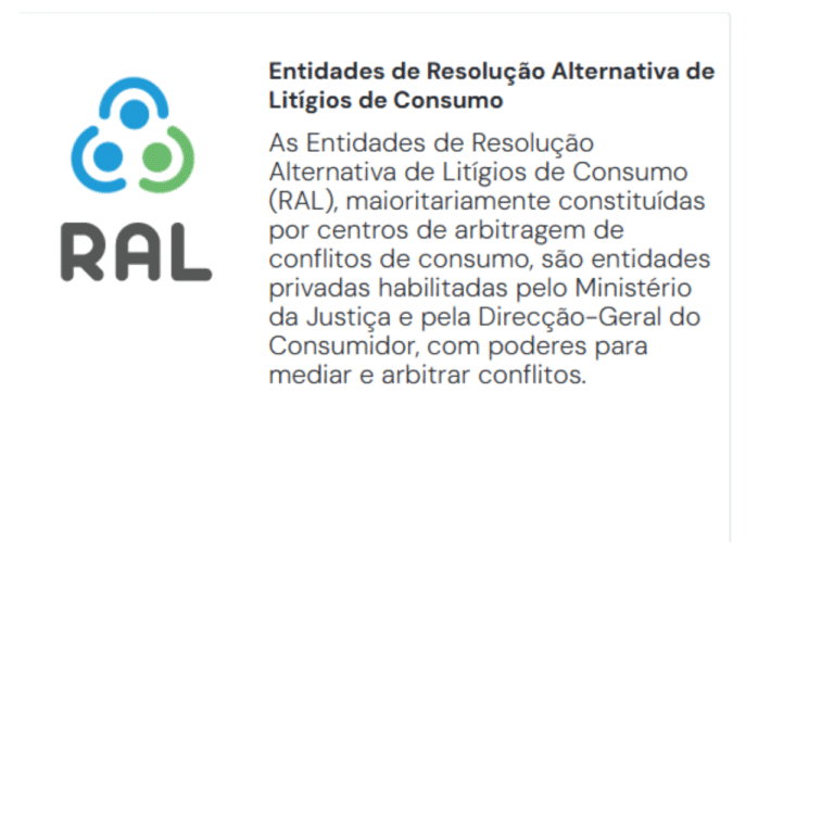 Entidades de Resolu&ccedil;&atilde;o Alternativa de lit&iacute;gios de Consumo